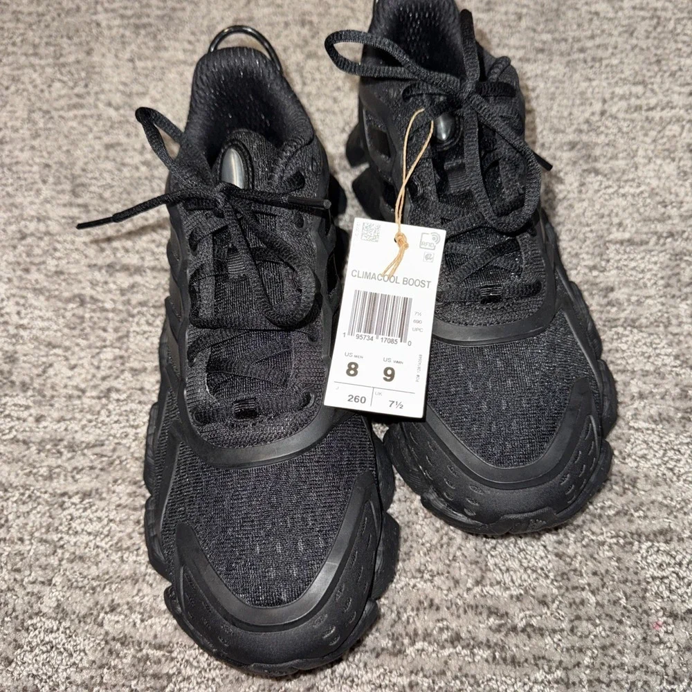 Size 8 - adidas Climacool Carbon Black‎ Running shoes Low-top Men GX5487- NWT - Picture 2 of 7